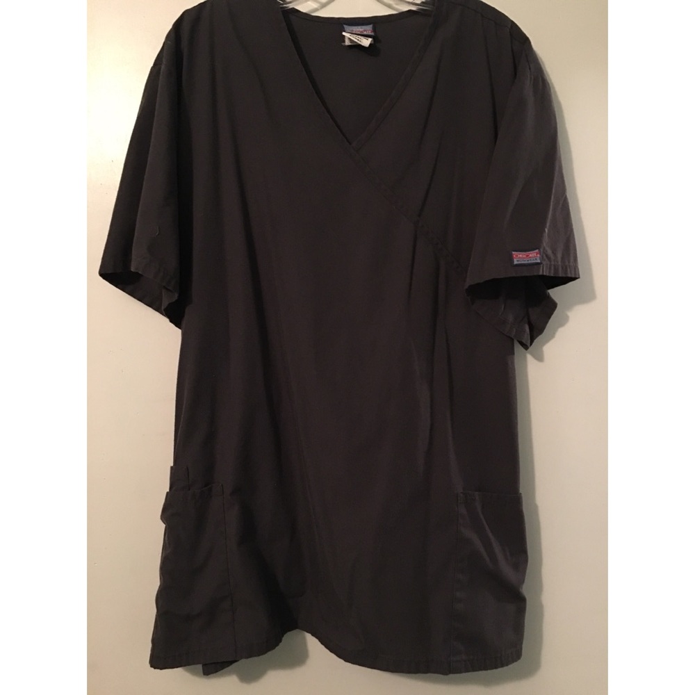 Cherokee Pewter/Gray Scrub Top Size 3xl